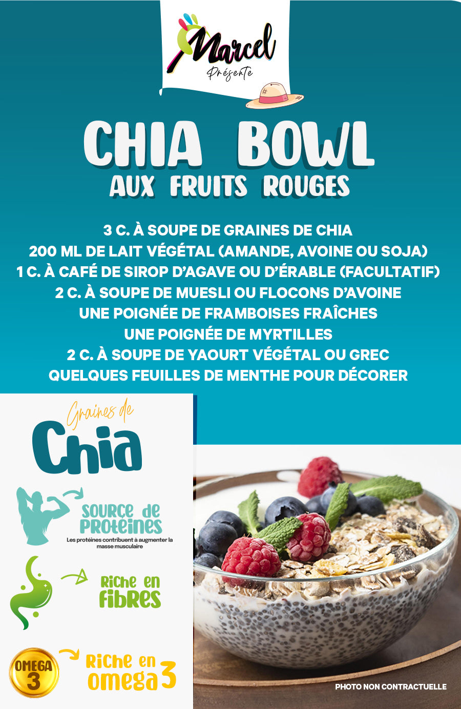 Graines de Chia Bio 200g – Riche en OMEGA 3 & source de Protéines