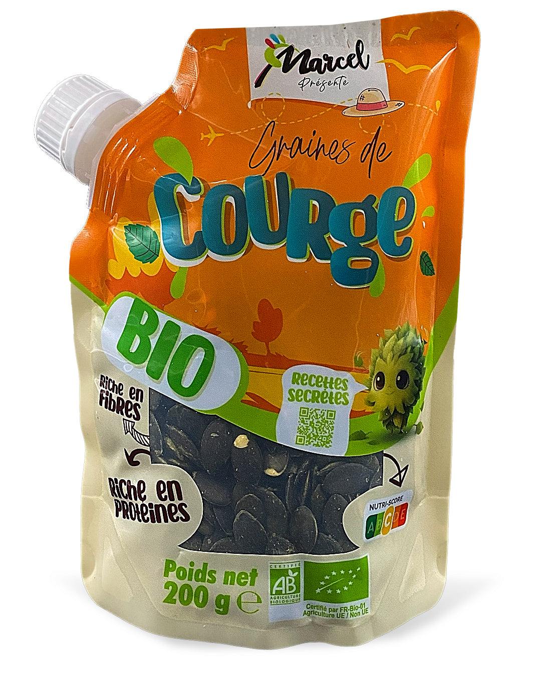 Graines de Courge Bio – 200g – Riche en Fibres & Protéines
